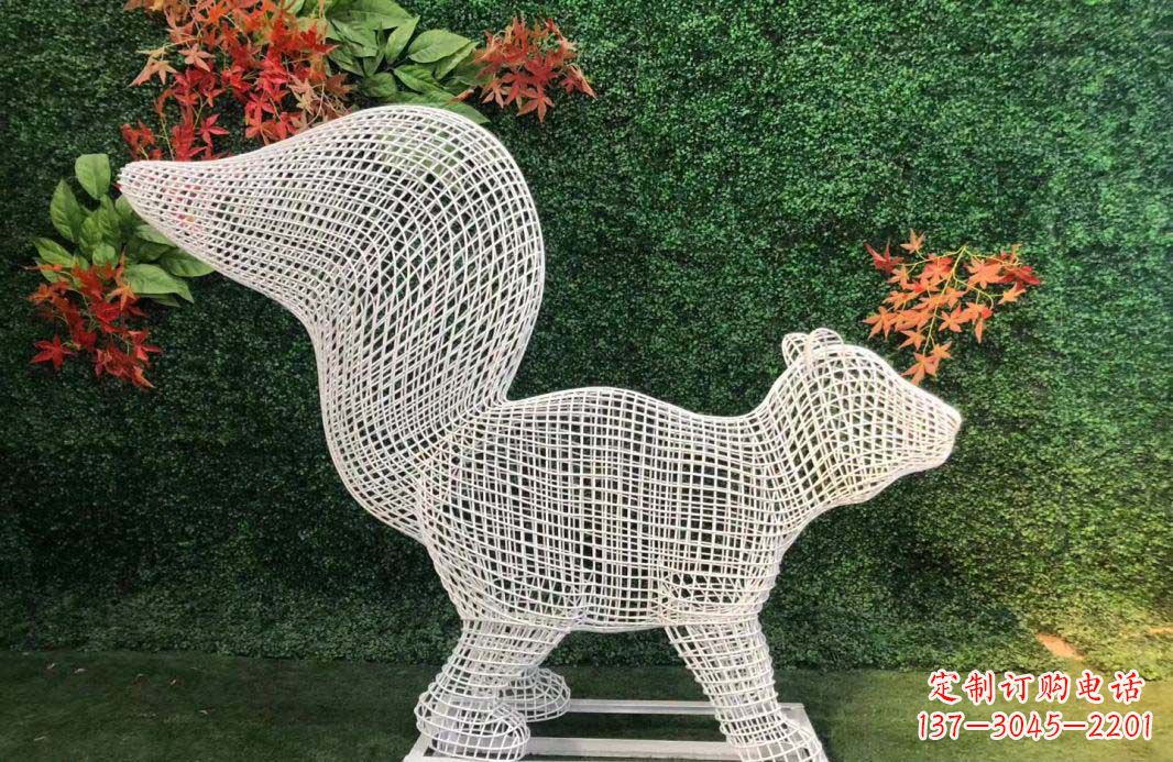 大同不锈钢松鼠雕塑艺术与精美结合