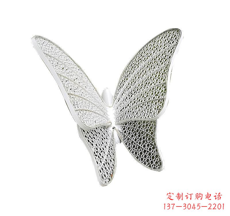 大同不锈钢绿地蝴蝶雕塑