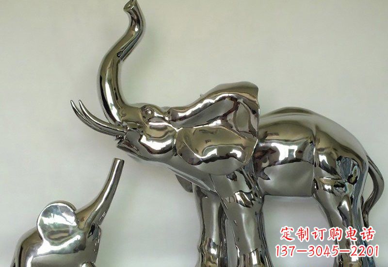 大同不锈钢大象雕塑