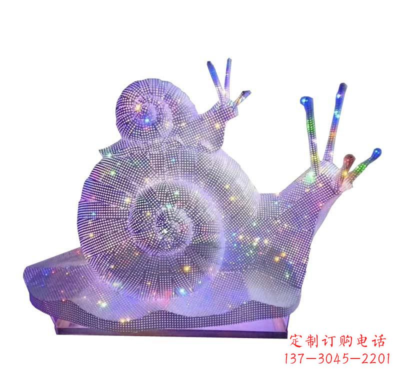大同不锈钢蜗牛雕塑一件精美的艺术品
