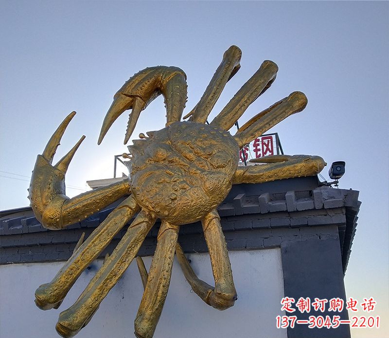 大同不锈钢螃蟹雕塑