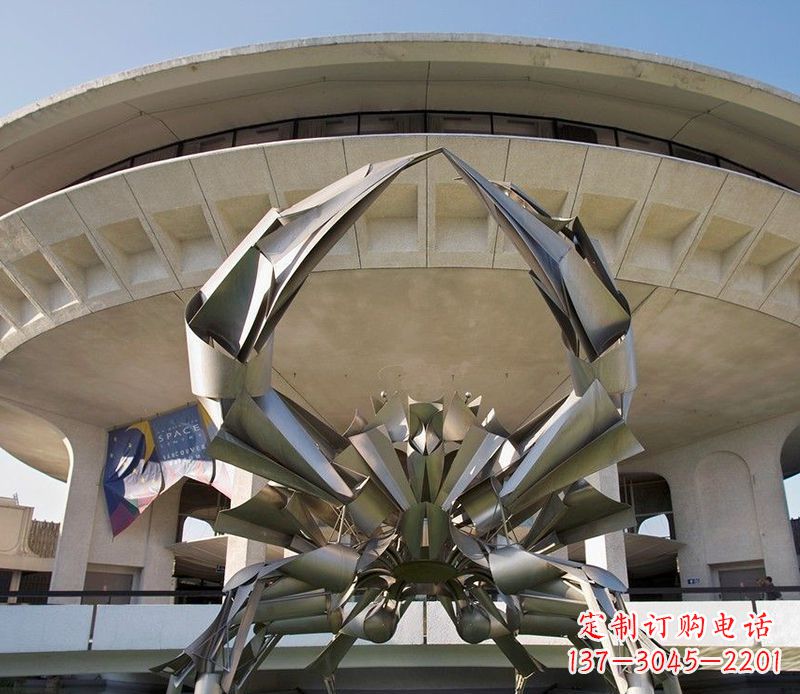 大同不锈钢螃蟹雕塑户外