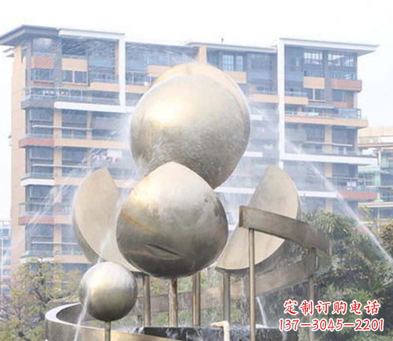 大同不锈钢喷泉雕塑美丽与自然的完美结合