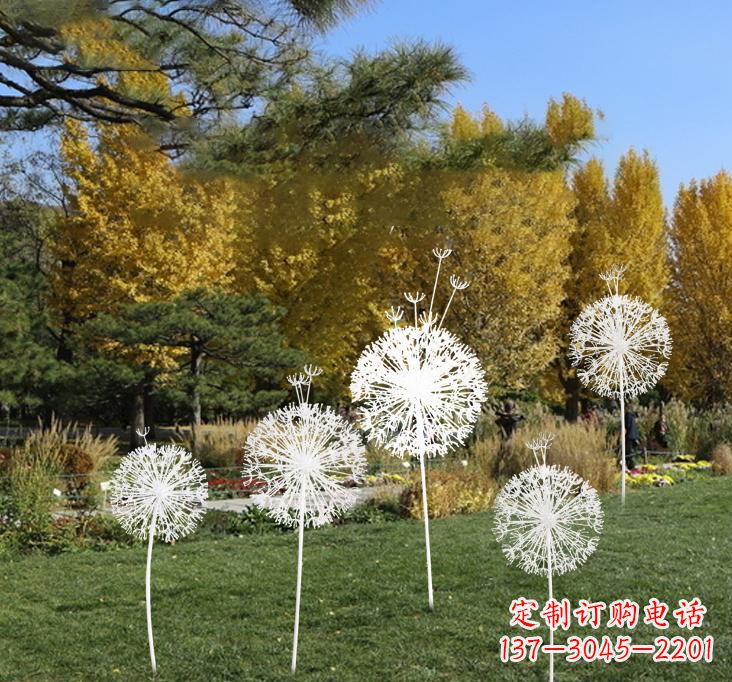 大同不锈钢蒲公英景观雕塑艺术与美的完美结合