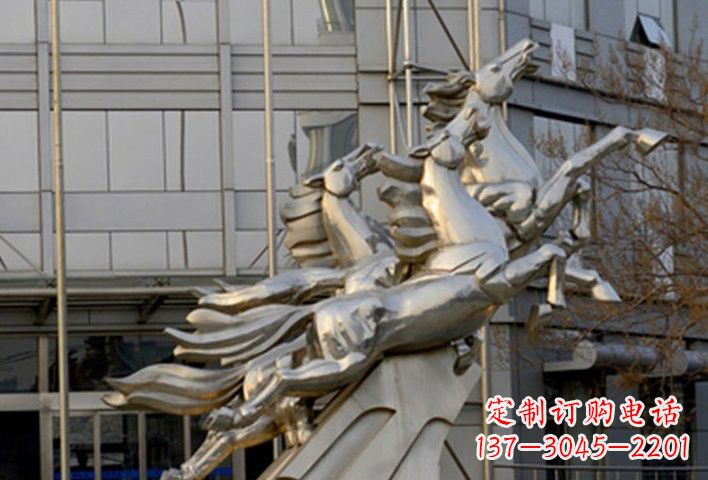 大同不锈钢马雕塑——精致的艺术瑰宝