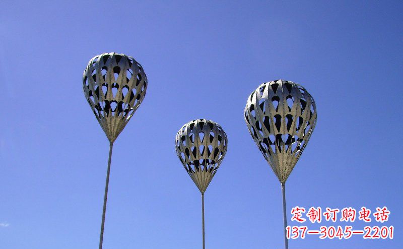 大同不锈钢气球雕塑把美丽带回大自然