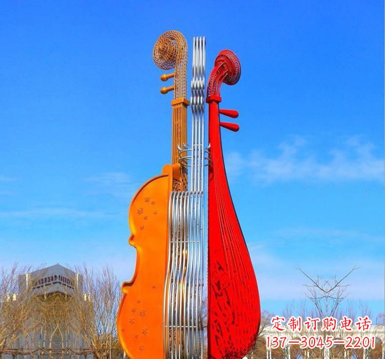 大同钢琴雕塑灵魂之声