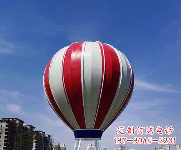 大同不锈钢热气球雕塑给景观增添精彩