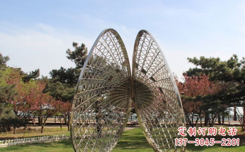大同不锈钢扇贝公园景观雕塑
