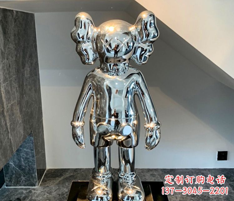 大同精致的不锈钢机器人雕塑