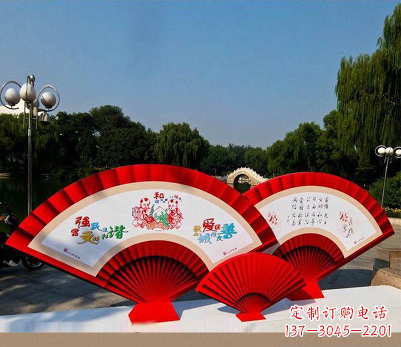 大同不锈钢价值观雕塑——见证社会主义核心价值观