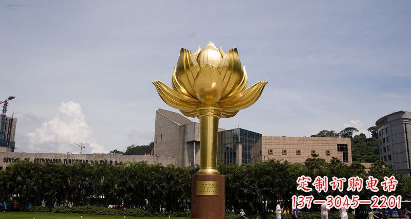 大同不锈钢莲花雕塑——精美的艺术品