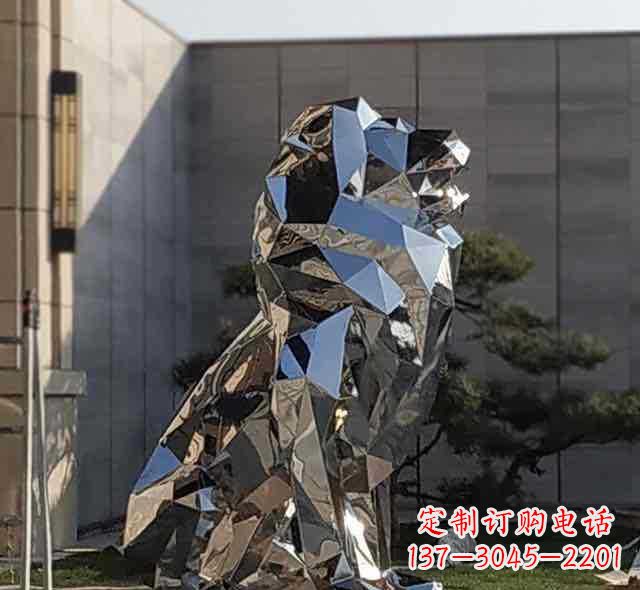 大同不锈钢狮子雕塑象征力量与美丽