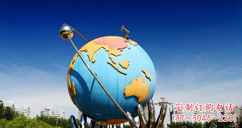 大同不锈钢地球雕塑一个充满环保意义的艺术品