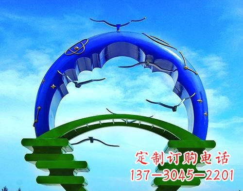 大同不锈钢书籍的海洋校园雕塑
