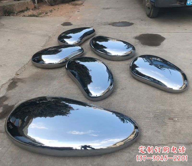 大同不锈钢水滴公园雕塑