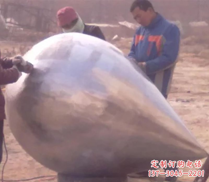 大同不锈钢水滴广场雕塑