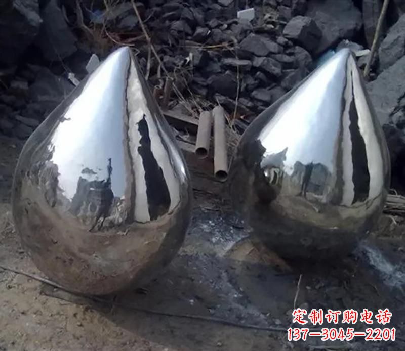 大同不锈钢水滴景观雕塑