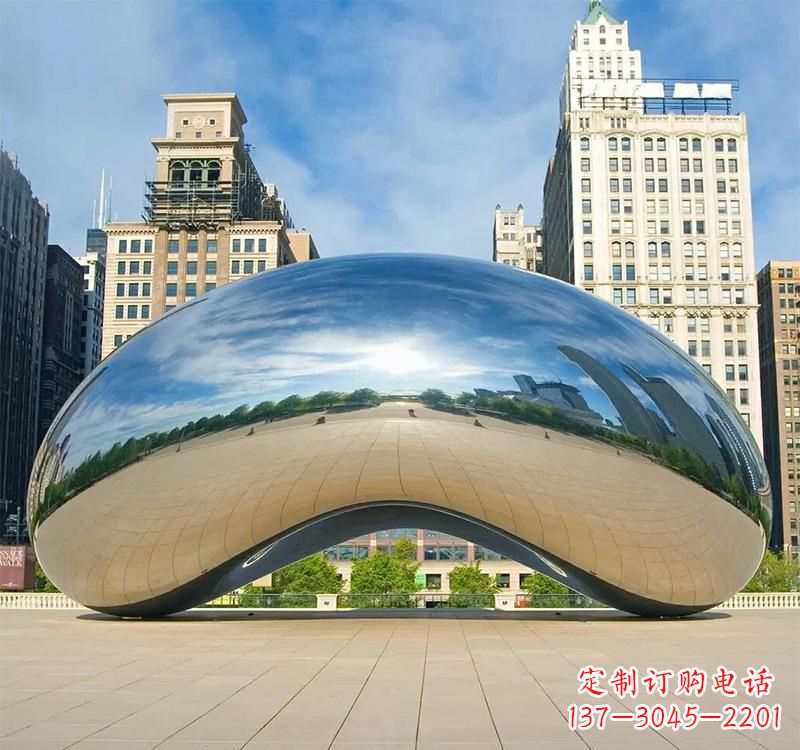 大同不锈钢水滴艺术雕塑