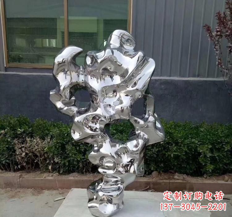 大同不锈钢水景太湖石雕塑