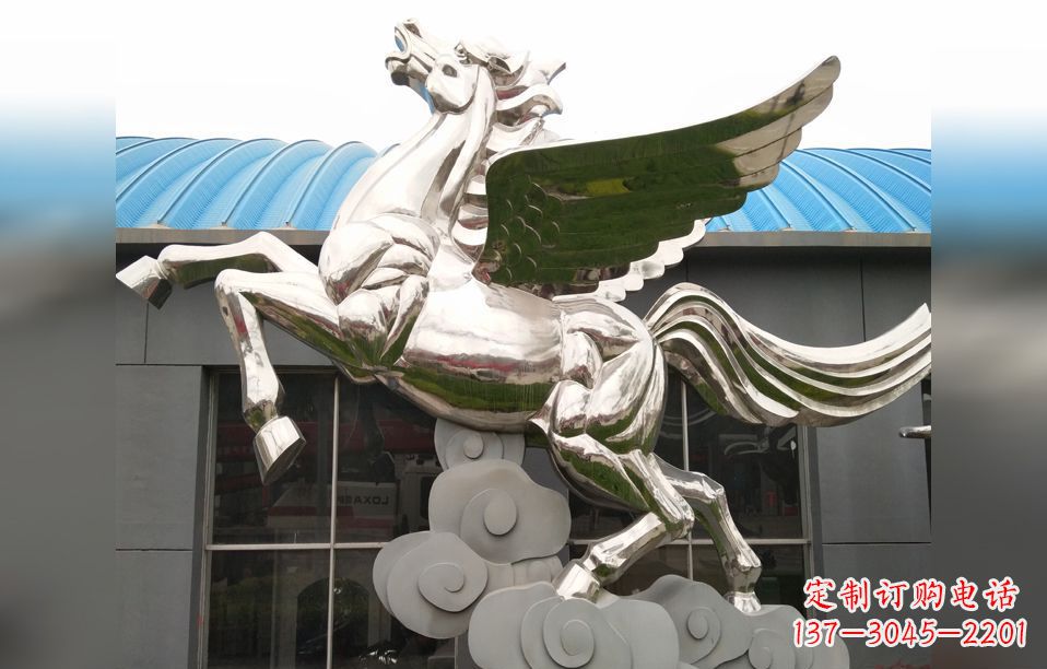 大同不锈钢飞马雕塑艺术的精髓