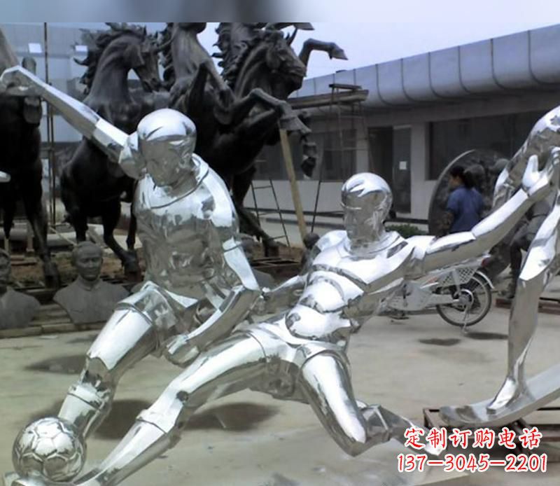 大同足球运动雕塑