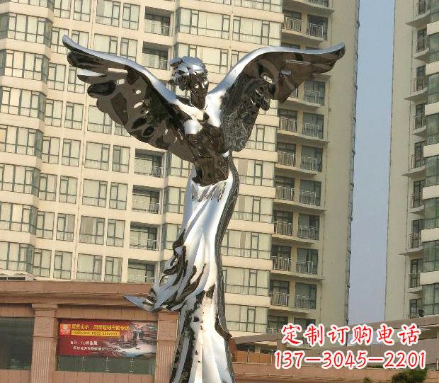 大同不锈钢天使雕塑