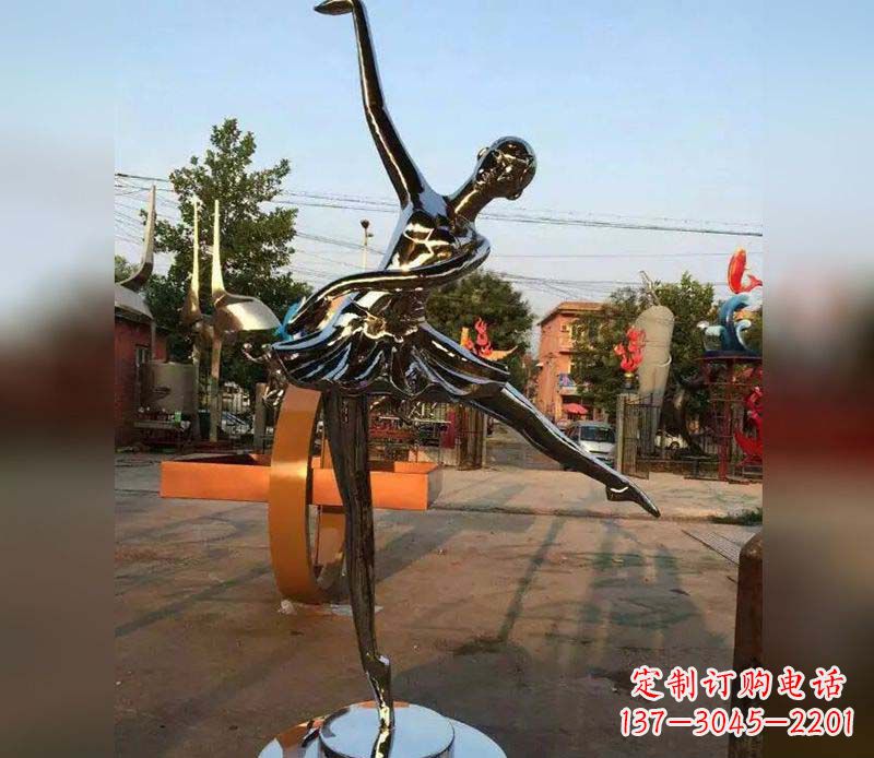 大同精美不锈钢美女雕塑