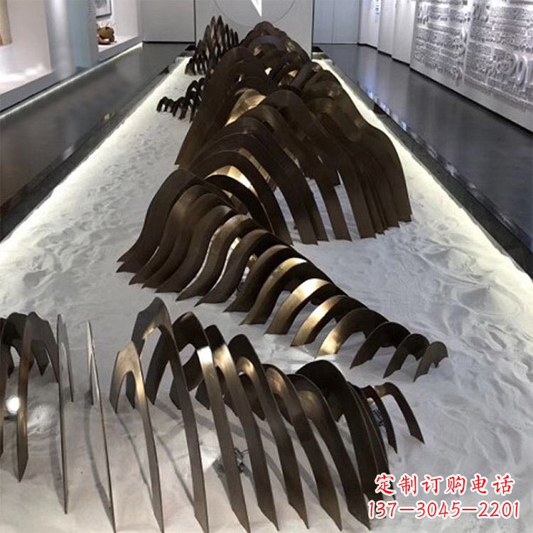 大同不锈钢铁艺假山雕塑让自然风景回归