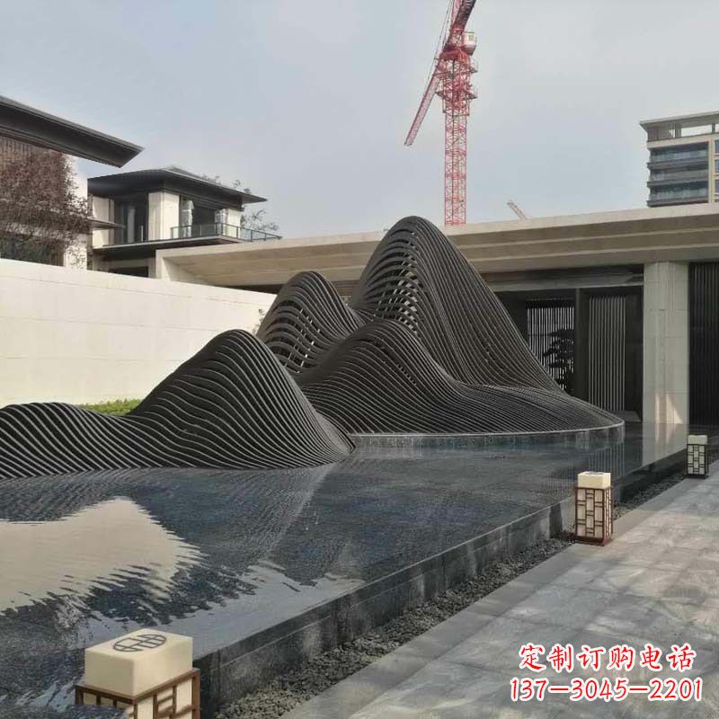 大同不锈钢铁艺假山艺术性的美化