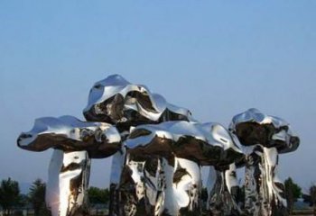 大同不锈钢蘑菇雕塑——一次惊艳的艺术之旅