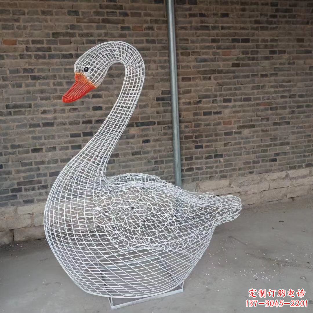 大同精致的不锈钢天鹅雕塑
