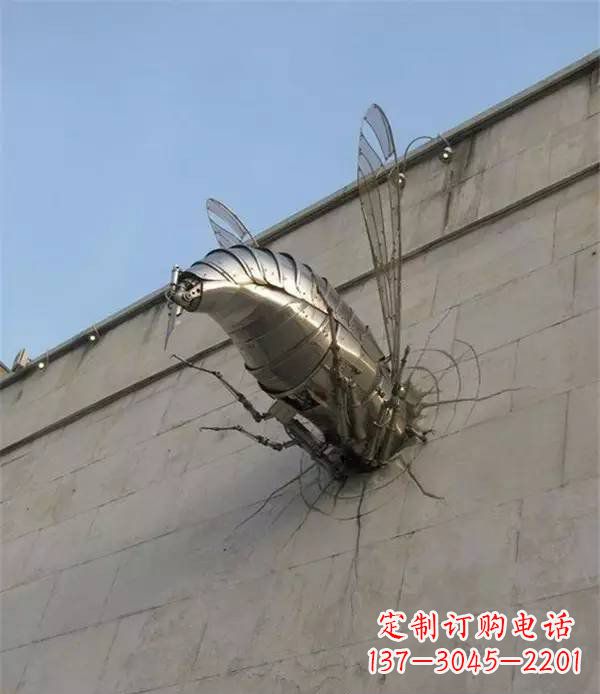 大同美丽的不锈钢无头动物雕塑