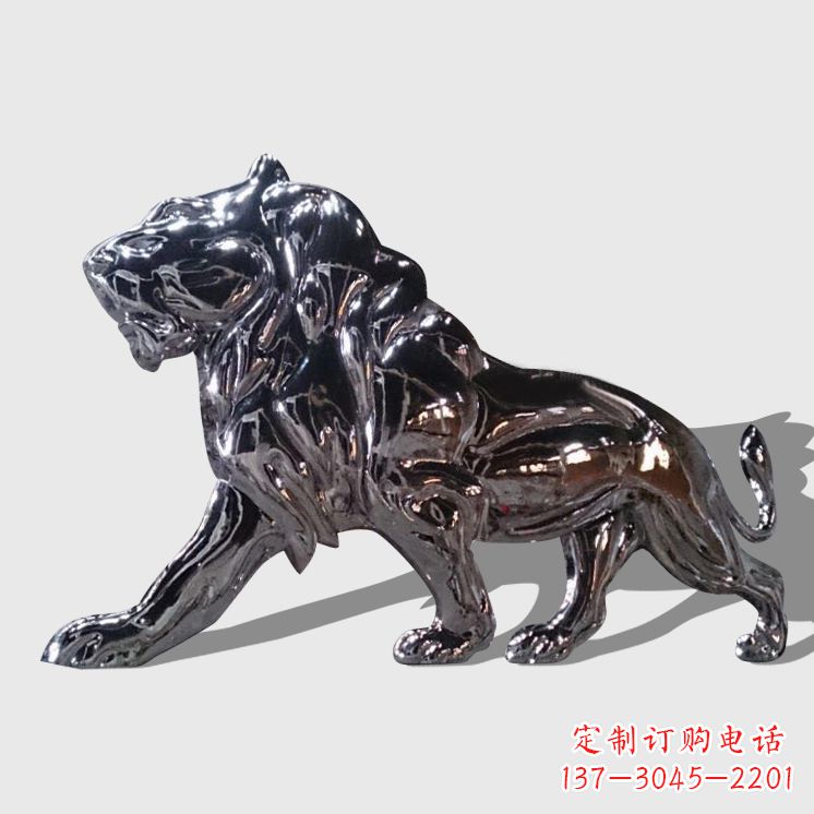 大同不锈钢西洋狮子雕塑