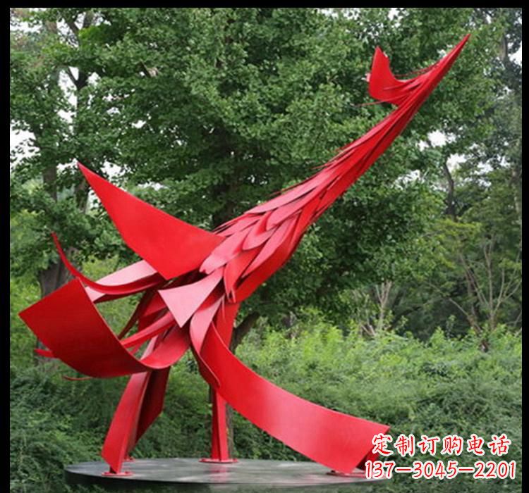 大同不锈钢凤凰雕塑——美丽而神秘的象征