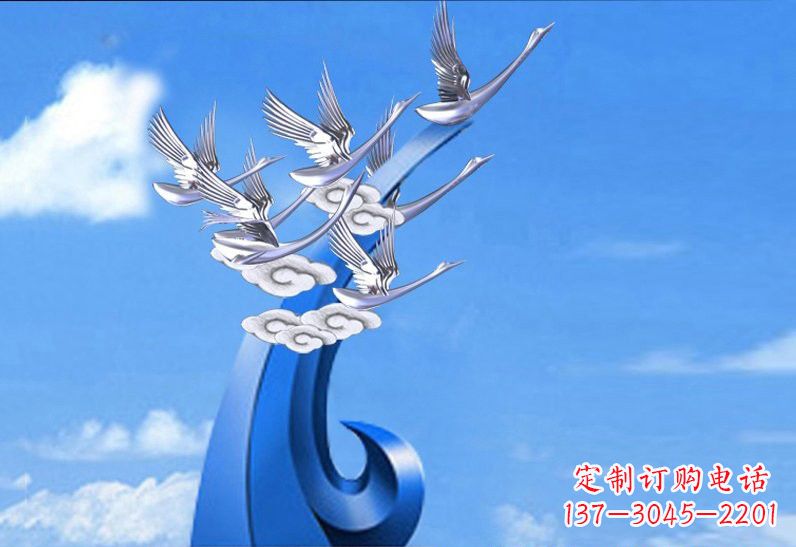大同不锈钢仙鹤美化环境