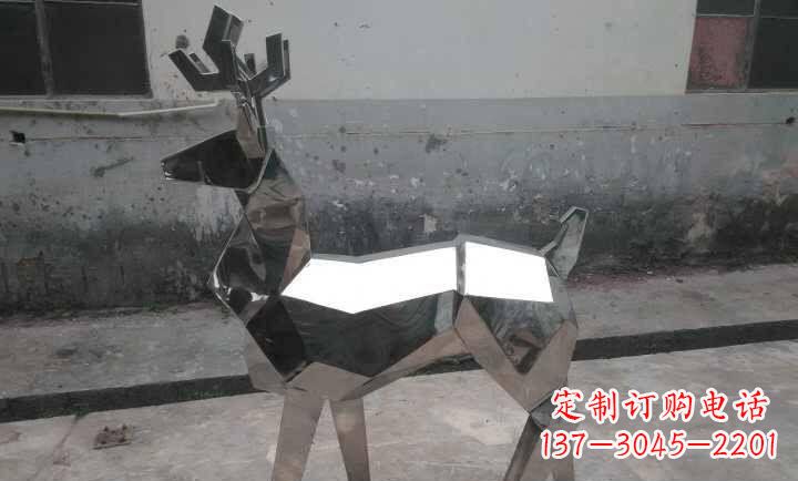 大同不锈钢小鹿石雕——雕塑中的优雅与高贵