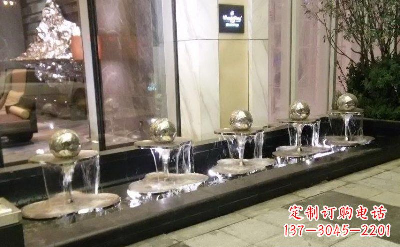 大同不锈钢小喷泉雕塑 (2)