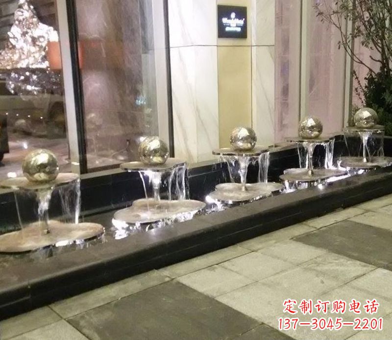 大同不锈钢小喷泉雕塑