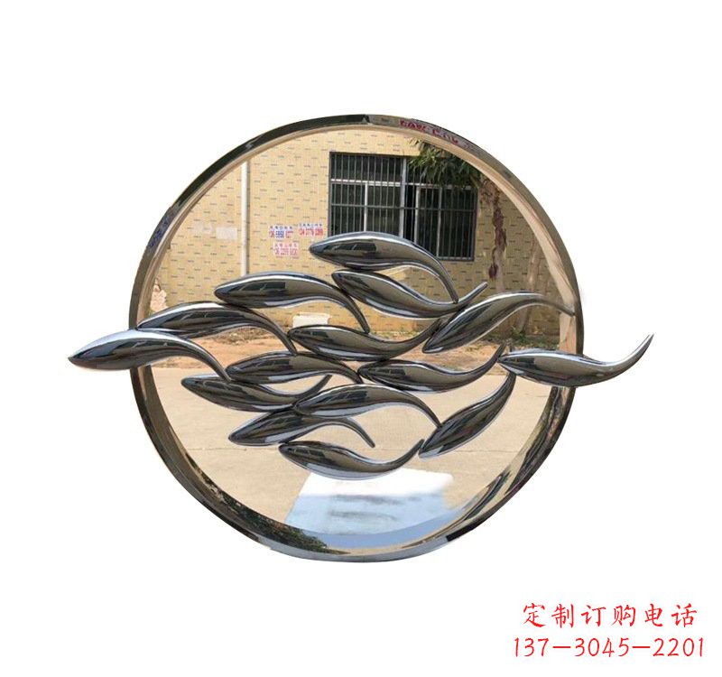 大同不锈钢圆环雕塑精美完美的艺术之作
