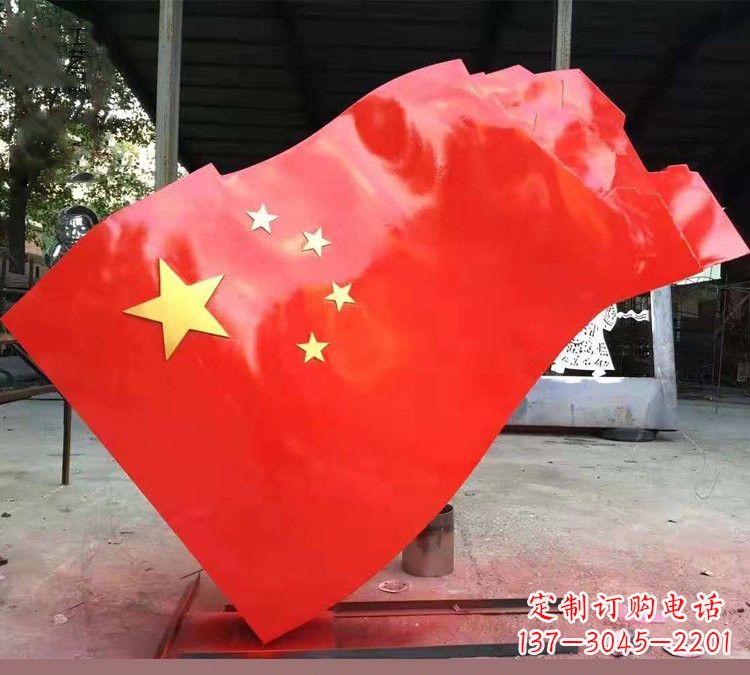 大同不锈钢校园五星红旗雕塑——传承红色基因,缅怀烈士