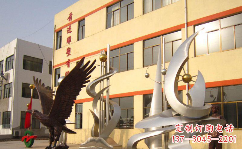 大同不锈钢雄鹰雕塑