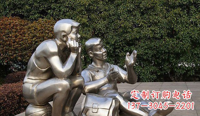 大同不锈钢的学生雕塑