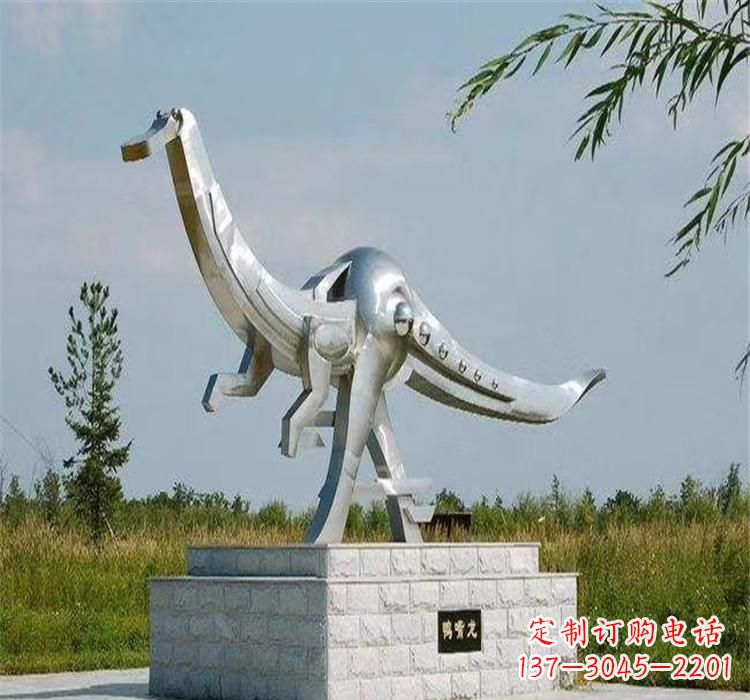 大同不锈钢鸭嘴龙雕塑传承独特艺术魅力