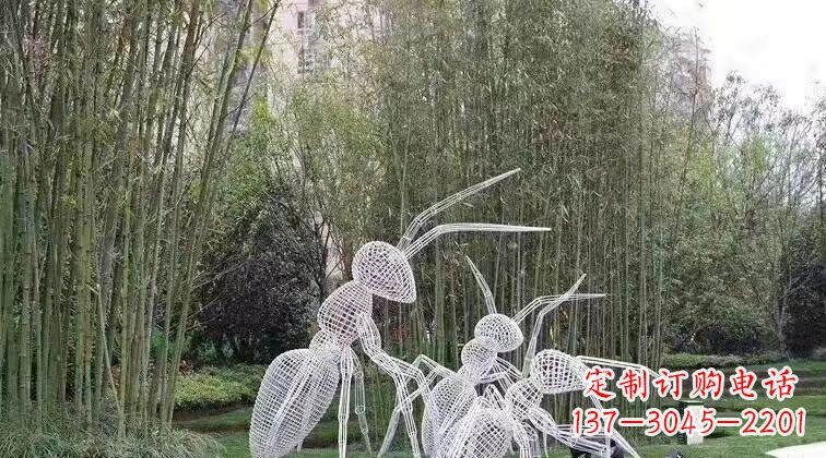 大同不锈钢艺术蚂蚁雕塑