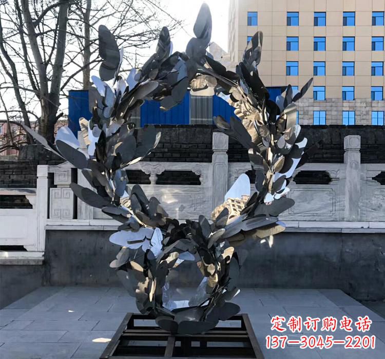 大同不锈钢艺术蝴蝶景观雕塑