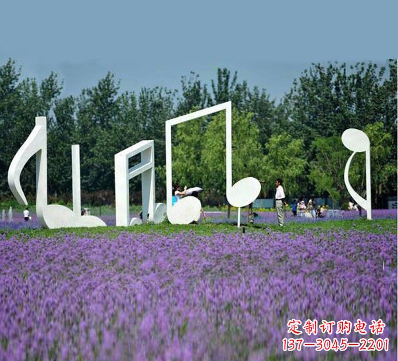 大同不锈钢音符雕塑音乐与艺术的完美结合