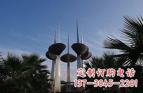 大同不锈钢避雷针雕塑精致静谧的安全保护