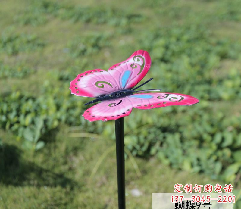 大同不锈钢园林彩色蝴蝶插件
