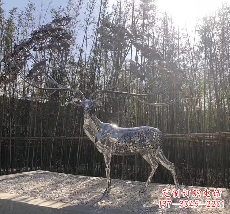 大同不锈钢动物雕塑精美的艺术作品